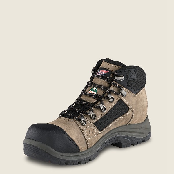 Red Wing Hiking Boots Trades - 5-Inch Waterproof Csa Safety Toe - Brune/Svart - Herre 5381-YJDNI